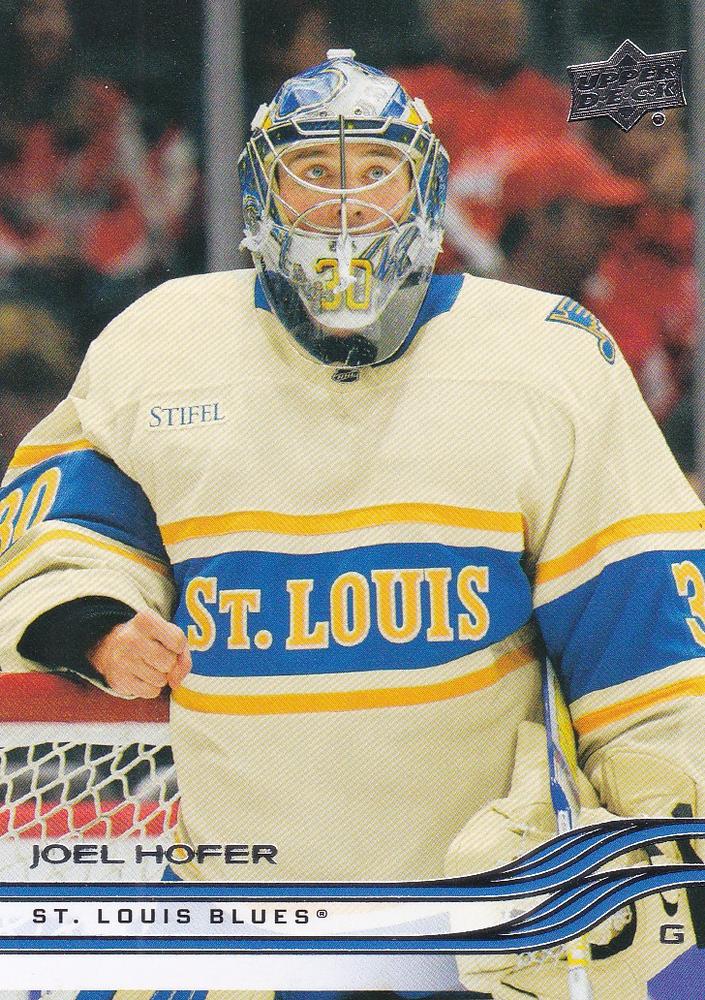 #404 Joel Hofer - St. Louis Blues - 2025-26 Upper Deck Hockey