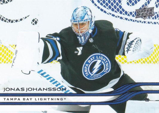 #409 Jonas Johansson - Tampa Bay Lightning - 2025-26 Upper Deck Hockey