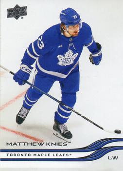 #418 Matthew Knies - Toronto Maple Leafs - 2025-26 Upper Deck Hockey
