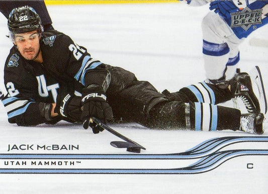 #421 Jack McBain - Utah Mammoth - 2025-26 Upper Deck Hockey
