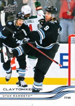 #422 Clayton Keller - Utah Mammoth - 2025-26 Upper Deck Hockey