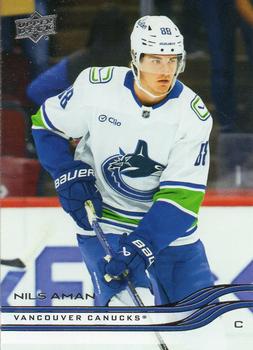 #425 Nils Aman - Vancouver Canucks - 2025-26 Upper Deck Hockey