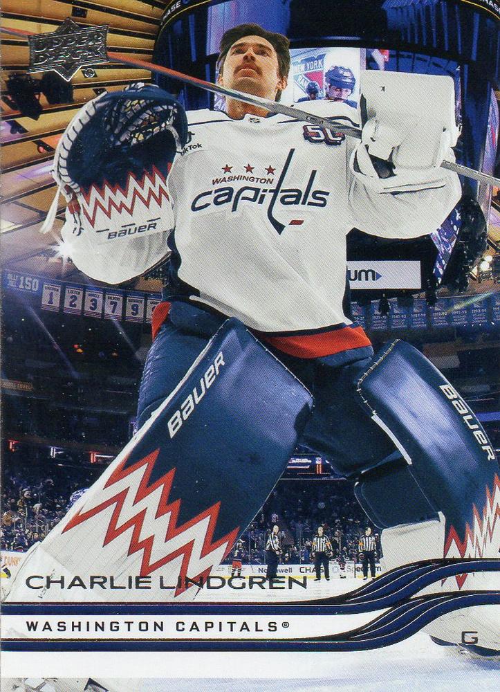 #440 Charlie Lindgren - Washington Capitals - 2025-26 Upper Deck Hockey