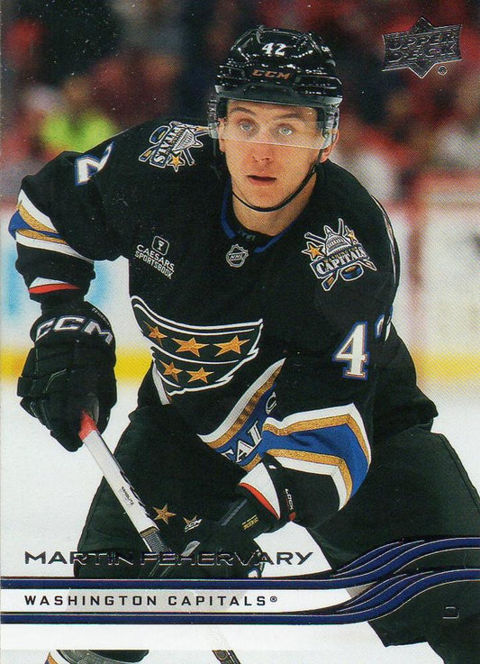 #442 Martin Fehervary - Washington Capitals - 2025-26 Upper Deck Hockey