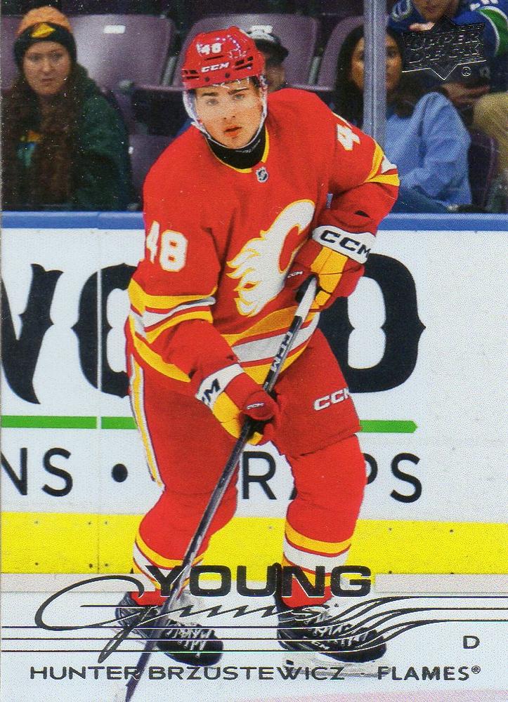 #455 Hunter Brzustewicz - Calgary Flames - 2025-26 Upper Deck Hockey