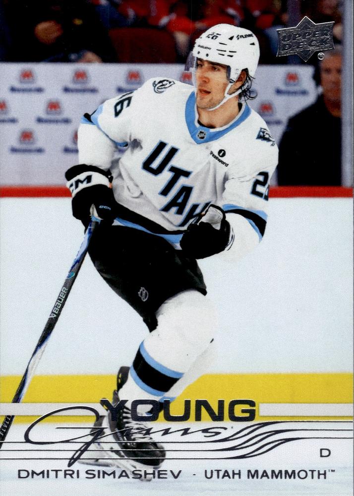#470 Dmitri Simashev - Utah Mammoth - 2025-26 Upper Deck Hockey