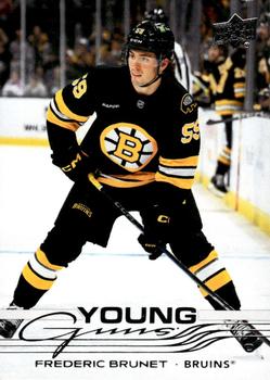 #489 Frederic Brunet - Boston Bruins - 2025-26 Upper Deck Hockey
