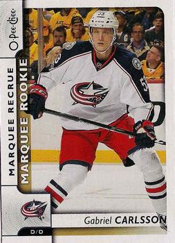 #515 Gabriel Carlsson - Columbus Blue Jackets - 2017-18 O-Pee-Chee Hockey