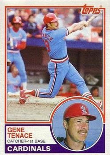 #515 Gene Tenace - St. Louis Cardinals - 1983 Topps Baseball