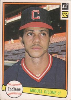 #515 Miguel Dilone - Cleveland Indians - 1982 Donruss Baseball