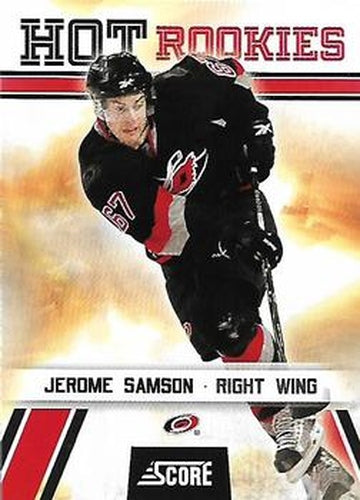 #515 Jerome Samson - Carolina Hurricanes - 2010-11 Score Hockey