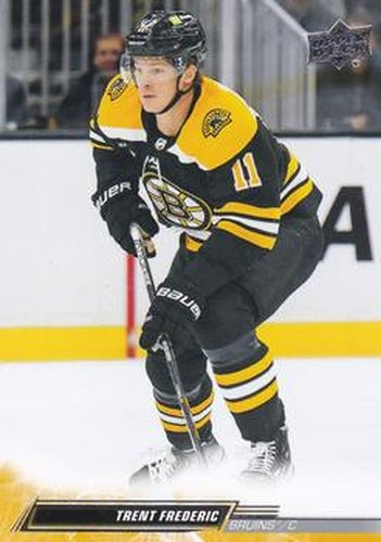 #516 Trent Frederic - Boston Bruins - 2022-23 Upper Deck Hockey
