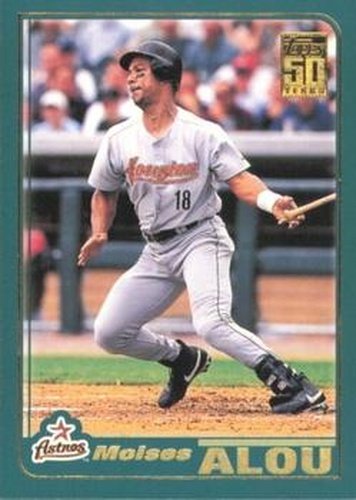 #516 Moises Alou - Houston Astros - 2001 Topps Baseball