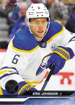 #516 Erik Johnson - Buffalo Sabres - 2023-24 Upper Deck Hockey