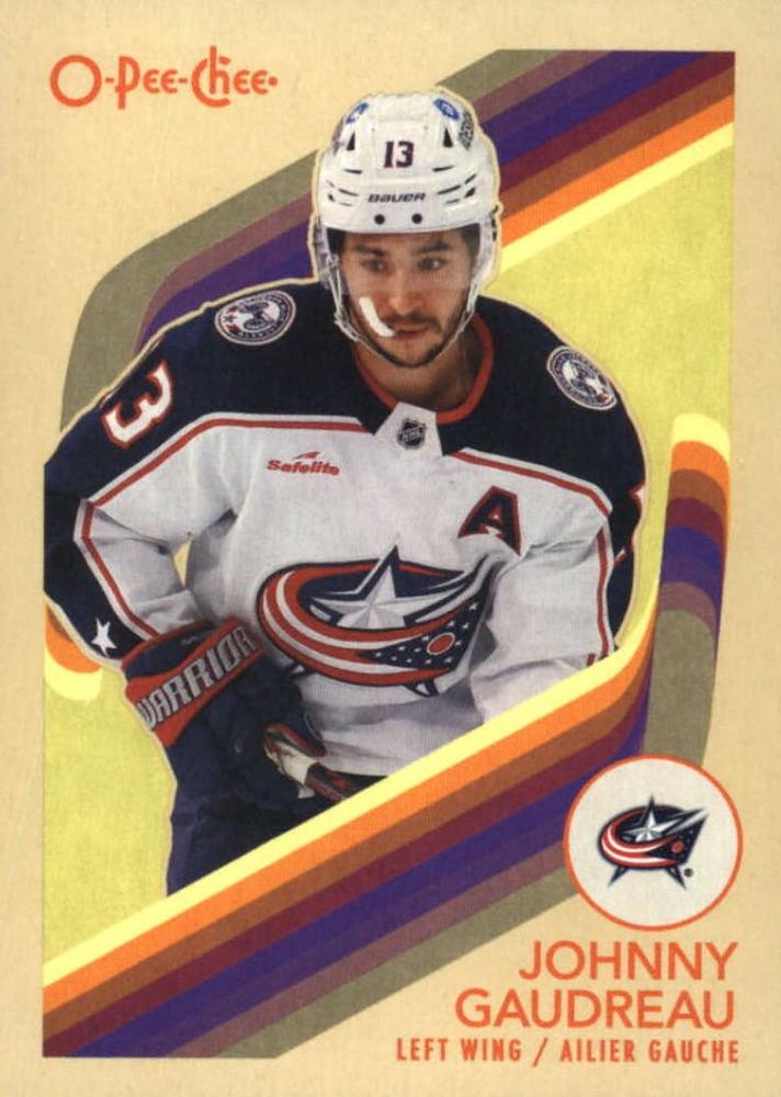 #516 Johnny Gaudreau - Columbus Blue Jackets - 2023-24 O-Pee-Chee - Retro Hockey