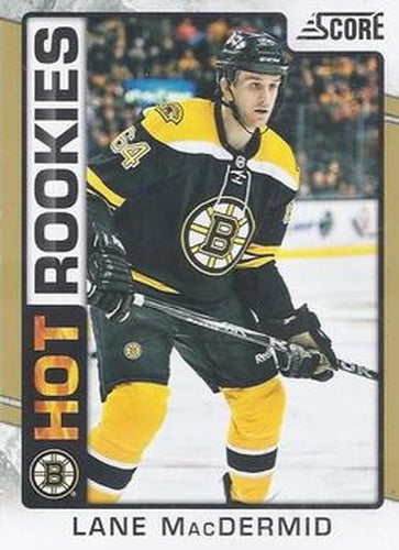 #516 Lane MacDermid - Boston Bruins - 2012-13 Score - Gold Rush Hockey
