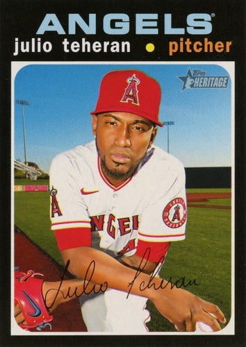 #516 Julio Teheran - Los Angeles Angels - 2020 Topps Heritage Baseball