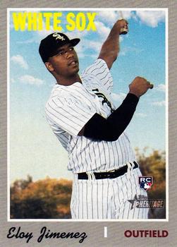 #516e Eloy Jimenez - Chicago White Sox - 2019 Topps Heritage Baseball