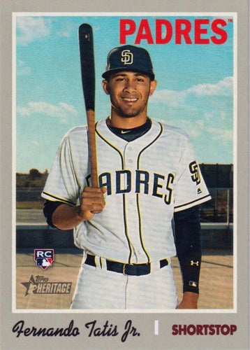 #517 Fernando Tatis Jr. - San Diego Padres - 2019 Topps Heritage Baseball