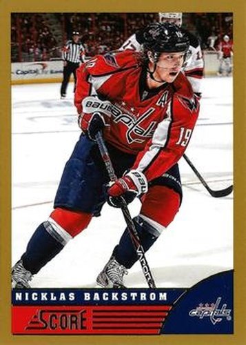 #517 Nicklas Backstrom - Washington Capitals - 2013-14 Score - Gold Hockey