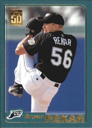 #517 Bryan Rekar - Tampa Bay Devil Rays - 2001 Topps Baseball