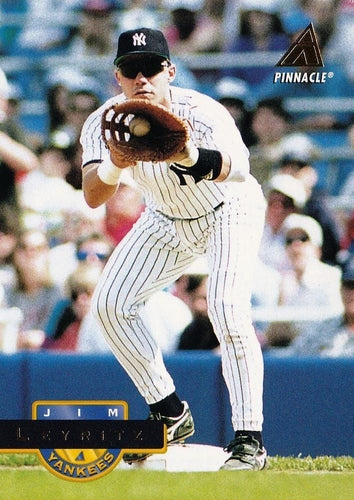 #517 Jim Leyritz - New York Yankees - 1994 Pinnacle Baseball