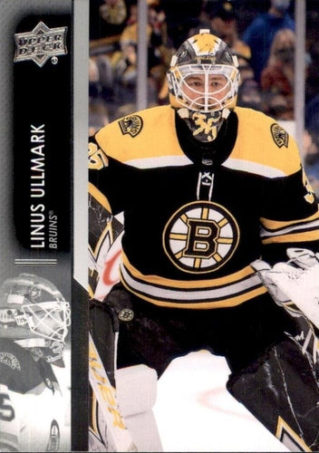 #517 Linus Ullmark - Boston Bruins - 2021-22 Upper Deck Hockey