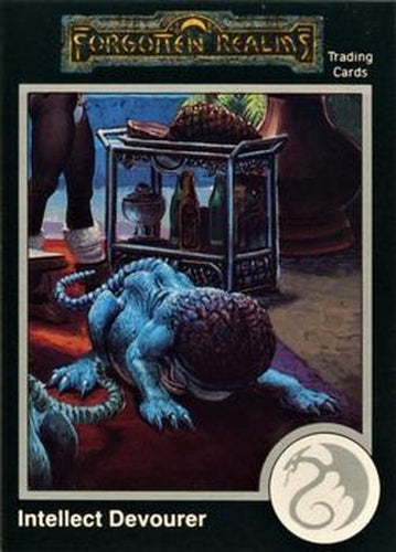 #517 Intellect Devourer, Adult - 1991 TSR Advanced Dungeons & Dragons - Silver