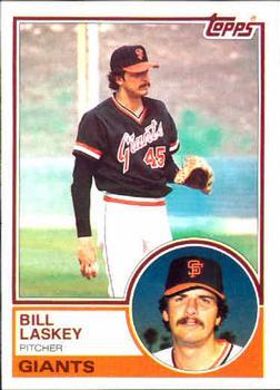 #518 Bill Laskey - San Francisco Giants - 1983 Topps Baseball