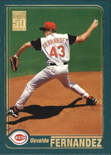 #519 Osvaldo Fernandez - Cincinnati Reds - 2001 Topps Baseball