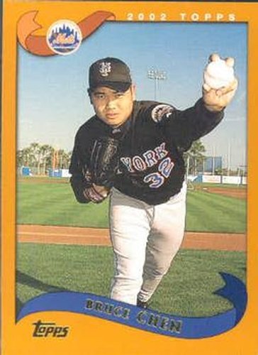 #519 Bruce Chen - New York Mets - 2002 Topps Baseball