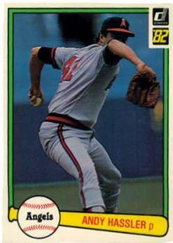 #519 Andy Hassler - California Angels - 1982 Donruss Baseball