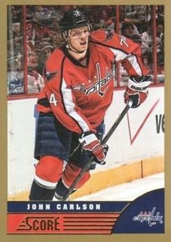 #519 John Carlson - Washington Capitals - 2013-14 Score - Gold Hockey