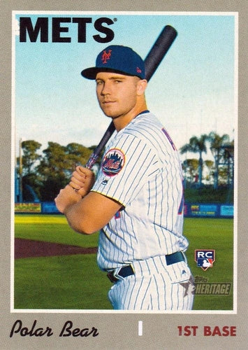 #519e Pete Alonso - New York Mets - 2019 Topps Heritage Baseball