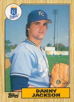 #51T Danny Jackson - Kansas City Royals - 1987 Topps Traded Baseball