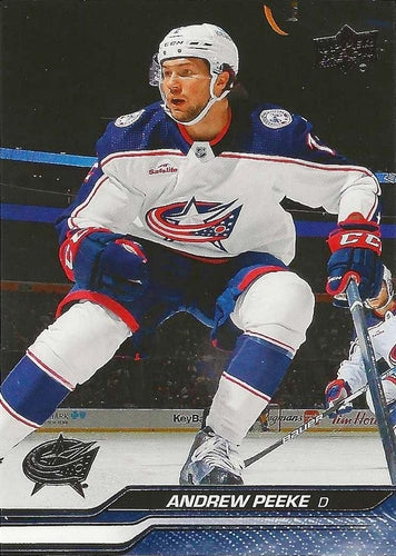 #51 Andrew Peeke - Columbus Blue Jackets - 2023-24 Upper Deck Hockey