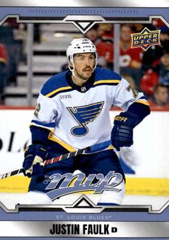 #51 Justin Faulk - St. Louis Blues - 2024-25 Upper Deck MVP Hockey