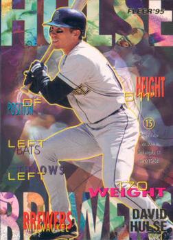 #U-51 David Hulse - Milwaukee Brewers - 1995 Fleer Update Baseball