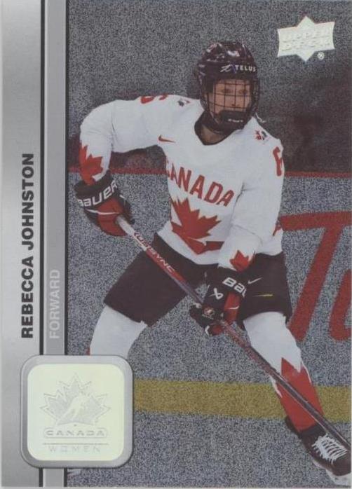 #51 Rebecca Johnston - Canada - 2023 Upper Deck Team Canada Juniors - Patterned Foilboard Hockey