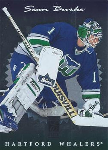 #51 Sean Burke - Hartford Whalers - 1996-97 Donruss Elite Hockey
