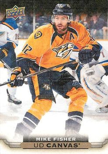 #C51 Mike Fisher - Nashville Predators - 2015-16 Upper Deck - UD Canvas Hockey