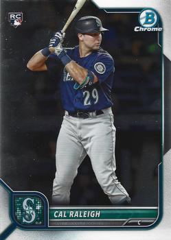 #51 Cal Raleigh - Seattle Mariners - 2022 Bowman Chrome Baseball
