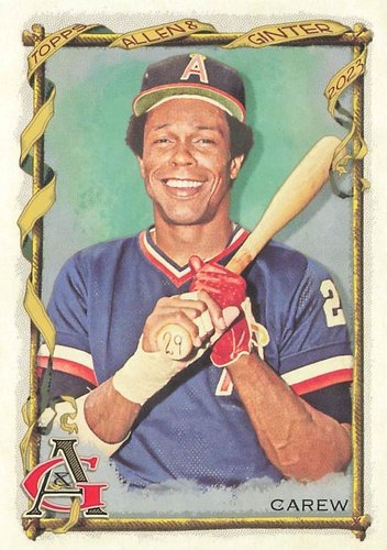 #51 Rod Carew - California Angels - 2023 Topps Allen & Ginter Baseball