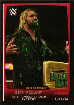 #51 Seth Rollins - 2015 Topps WWE Road to Wrestlemania Wrestling