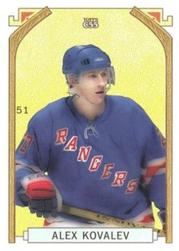 #51 Alex Kovalev - New York Rangers - 2003-04 Topps C55 Hockey