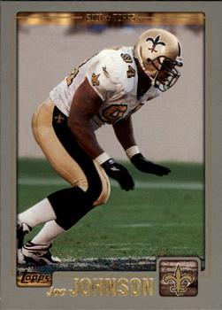 #51 Joe Johnson - New Orleans Saints - 2001 Topps Football