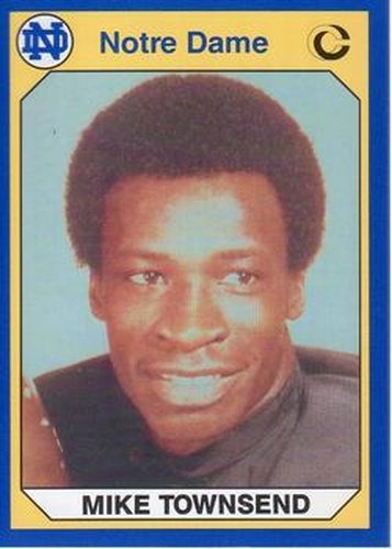 #51 Mike Townsend - Notre Dame Fighting Irish - 1990 Collegiate Collection Notre Dame Football