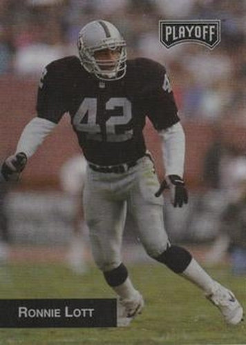 #51 Ronnie Lott - New York Jets - 1993 Playoff Football