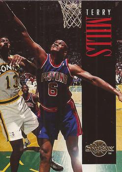 #51 Terry Mills - Detroit Pistons - 1994-95 SkyBox Premium Basketball
