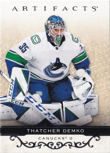 #51 Thatcher Demko - Vancouver Canucks - 2021-22 Upper Deck Artifacts Hockey